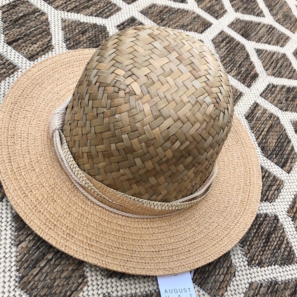 NWT August Hat Company Straw Hat